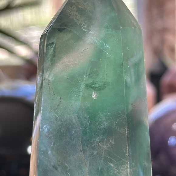 Green Fluorite Crystal Tower! - Picture 10 of 11
